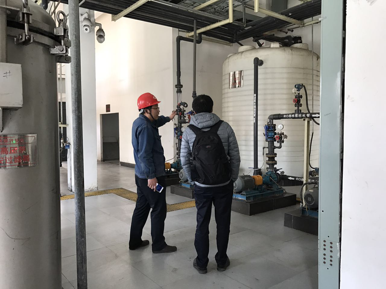 西安熱工研究院王總到焦作萬方項(xiàng)目部考察并做技術(shù)交流